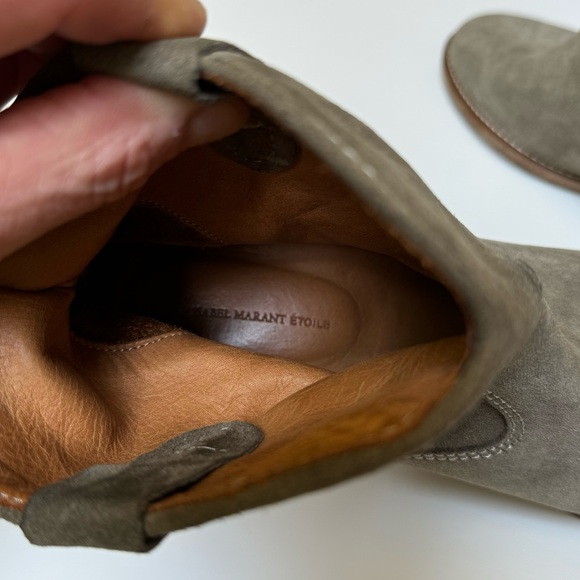 Isabel Marant Etoile taupe suede booties sz 36/6-6.5 US-lightly worn - Picture 4 of 10